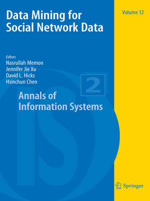 cover image of Data Mining for Social Network Data